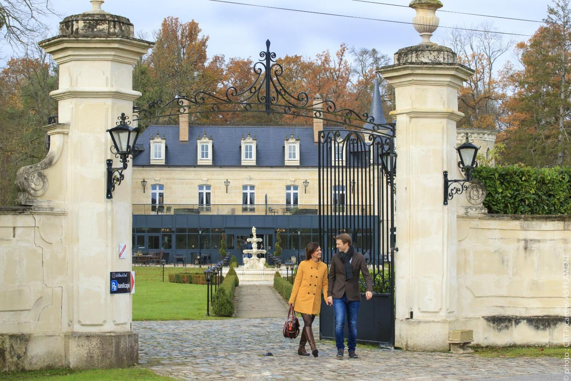 Château De Breuil Bed & Breakfast Bruyères-et-Montbérault Exterior foto