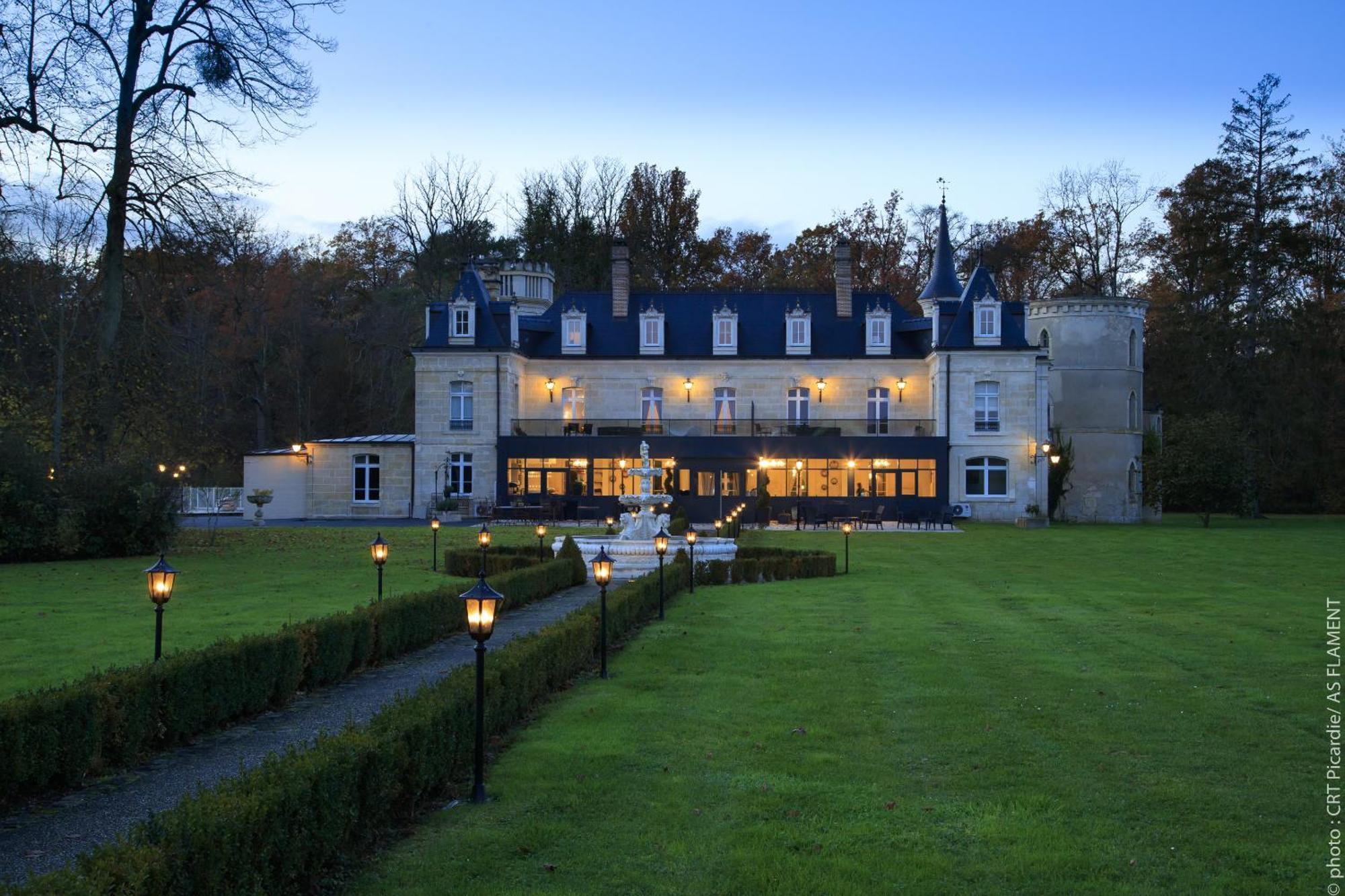 Château De Breuil Bed & Breakfast Bruyères-et-Montbérault Exterior foto