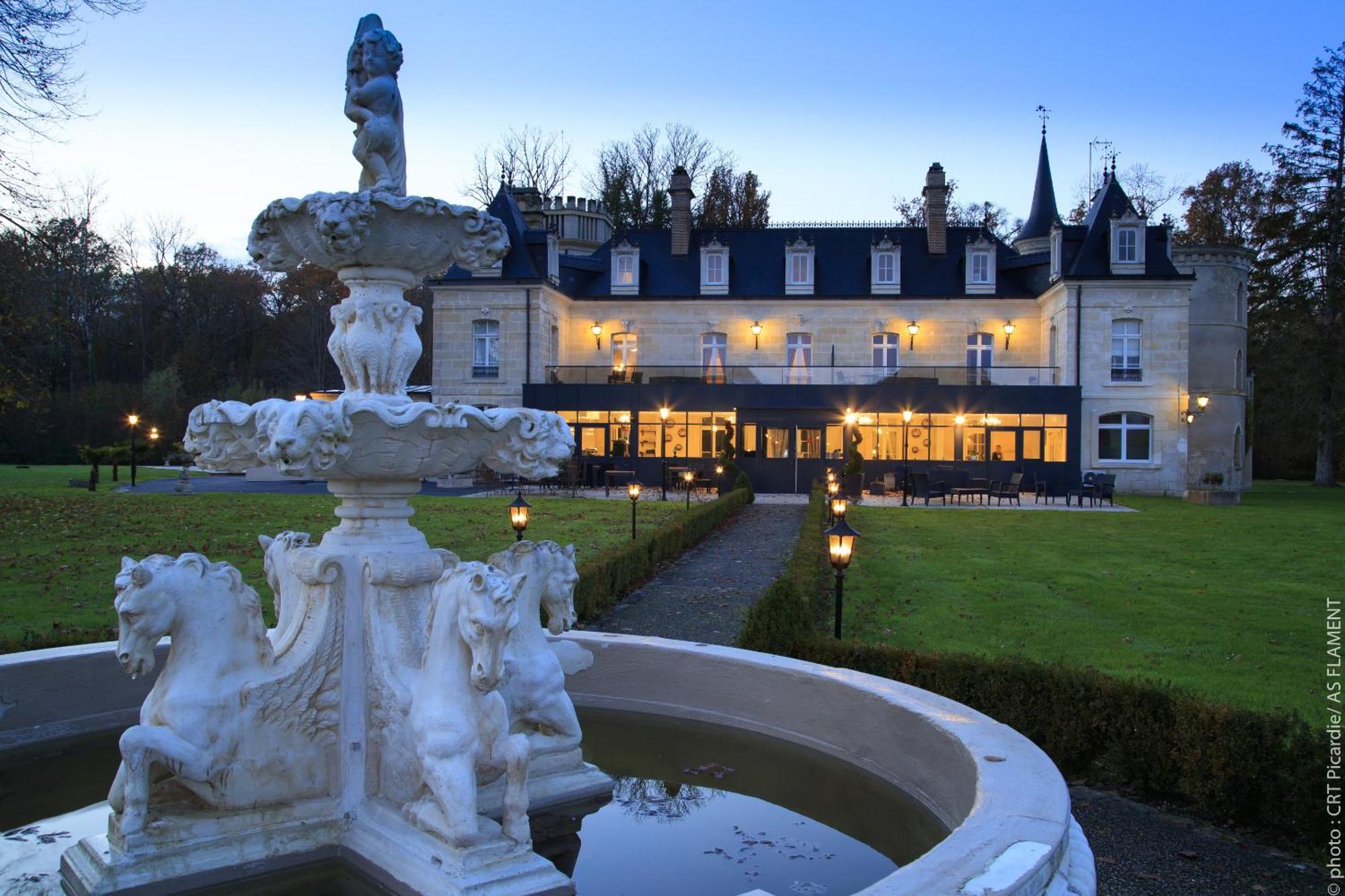 Château De Breuil Bed & Breakfast Bruyères-et-Montbérault Exterior foto